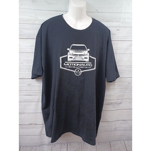 Motionauto Evolution IX Mitsubishi short sleeve Black T-shirt 4XL - Picture 1 of 7